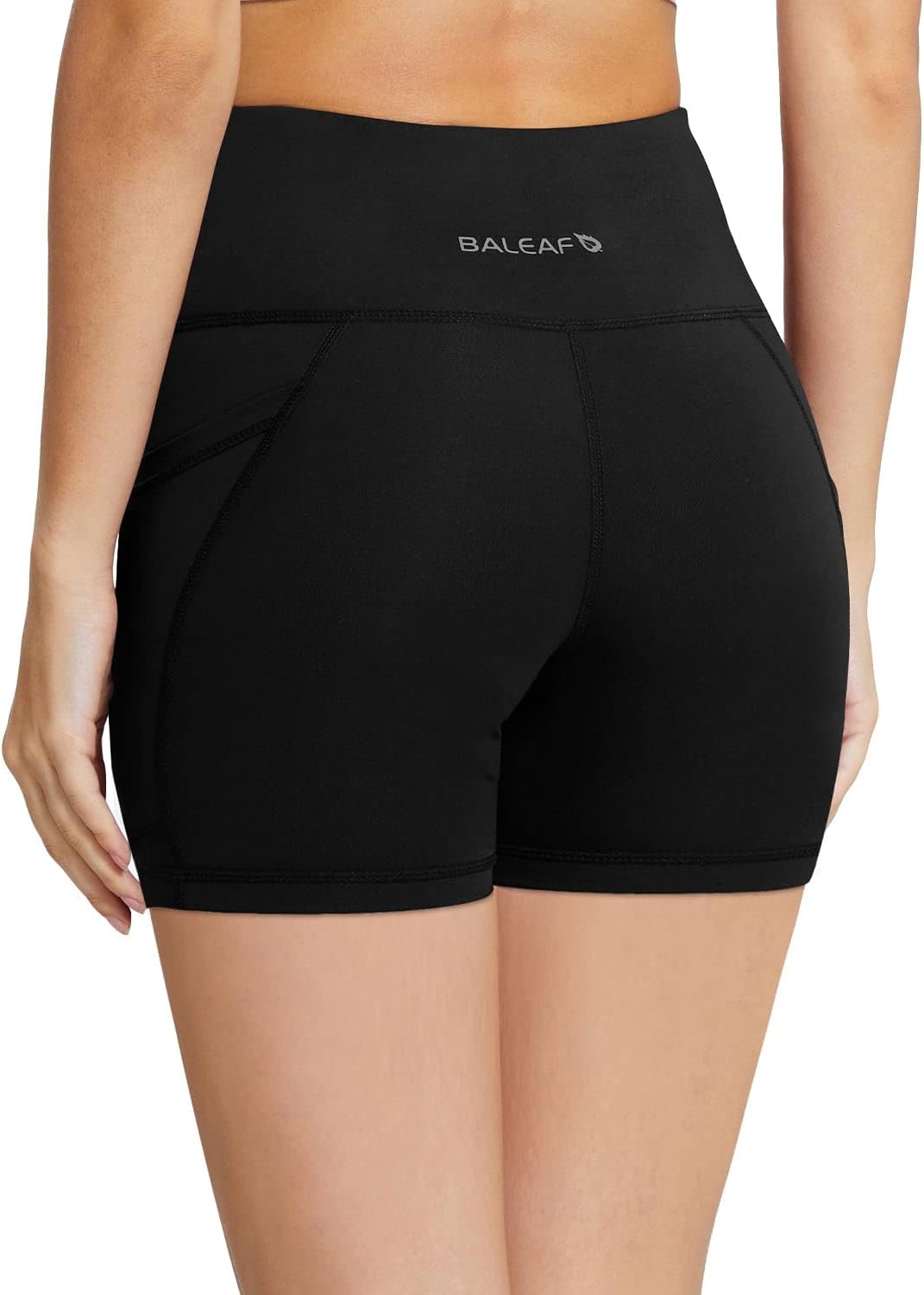 Detalle 2 de Baleaf Women's 8"/5"/3" Biker Shorts High Waist