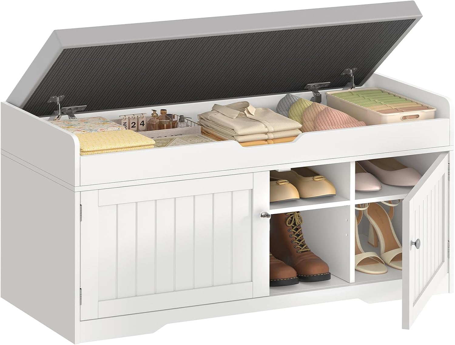 Detalle de TEENFON Storage Bench, White