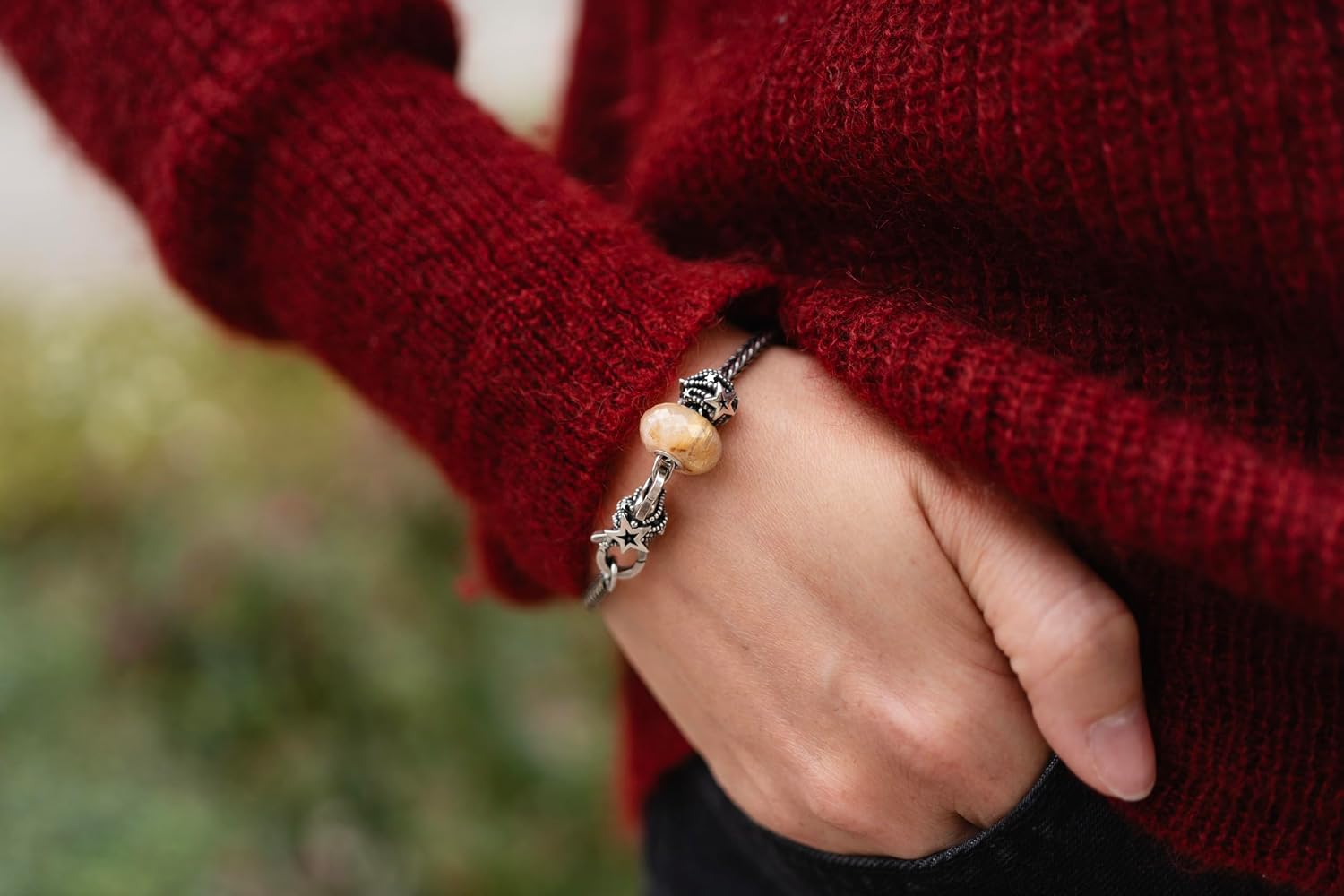 Thumbnail 1 de Trollbeads Stelle e desideri invernali 2024: perline d'argento fatte a mano