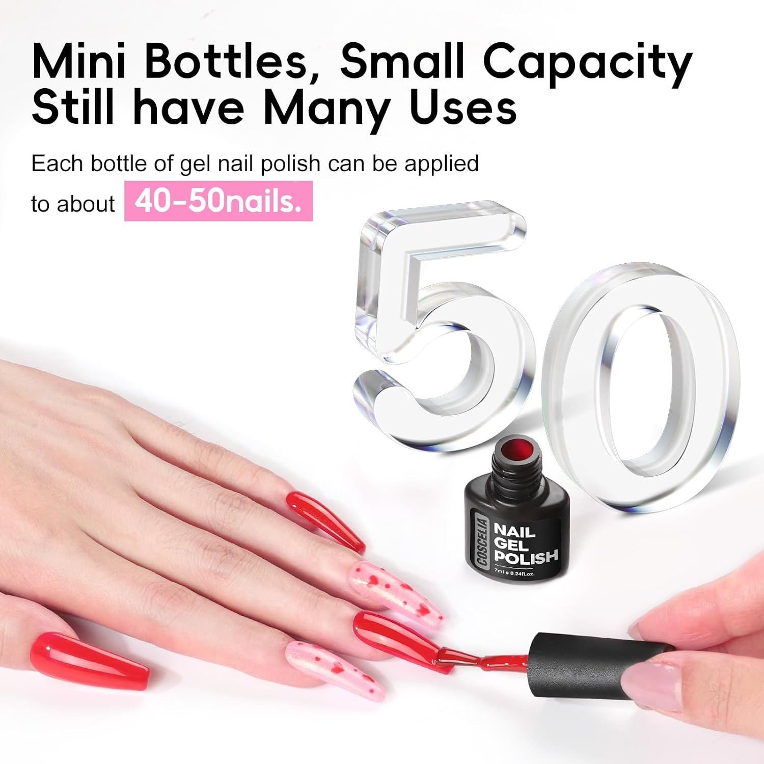 Thumbnail 6 de COSCELIA 40pcs Gel Nail Polish Set 💅