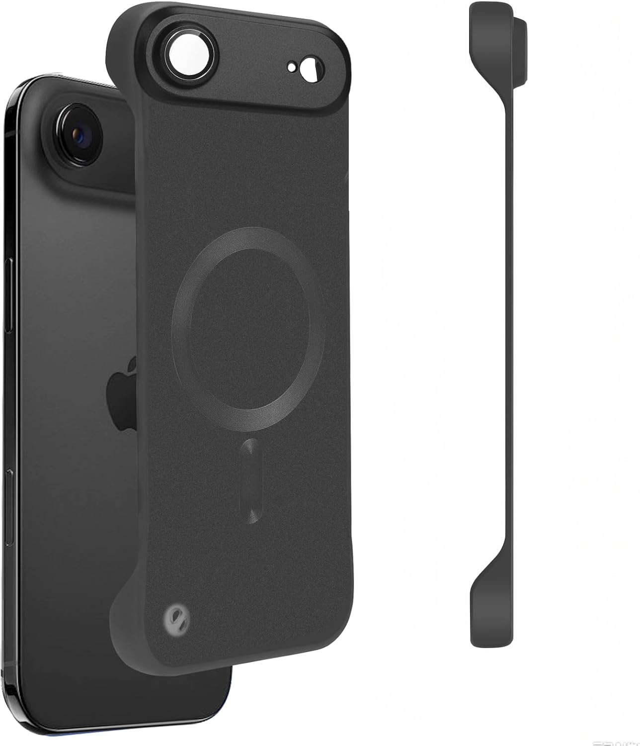 Detalle de Omio 磁気スリムケース iPhone Air用 マットPC素材・レンズ保護付き