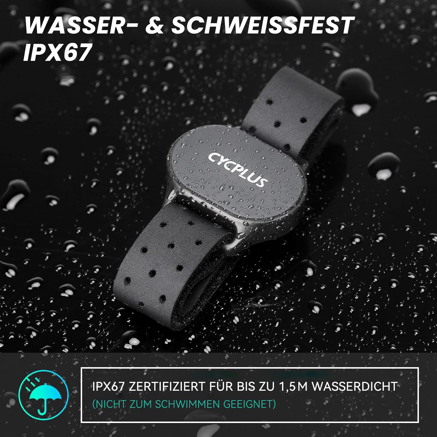 Thumbnail 6 de CYCPLUS Herzfrequenzmesser Armband