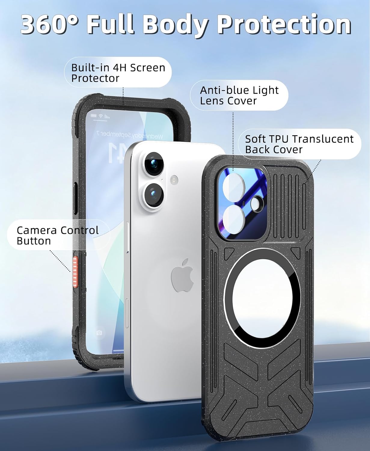 Thumbnail 4 de Beeasy iPhone 17 waterproof case with strap