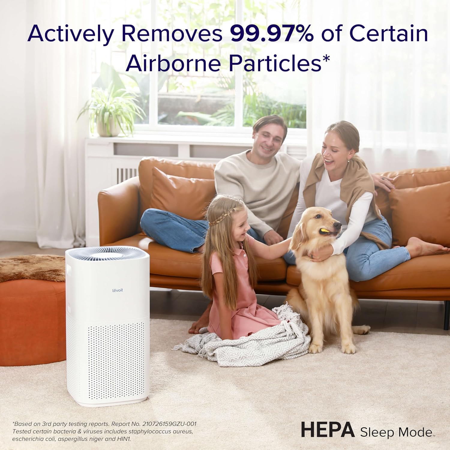 Detalle de LEVOIT Core 600S-P air purifier 2933 Ft² 🏠