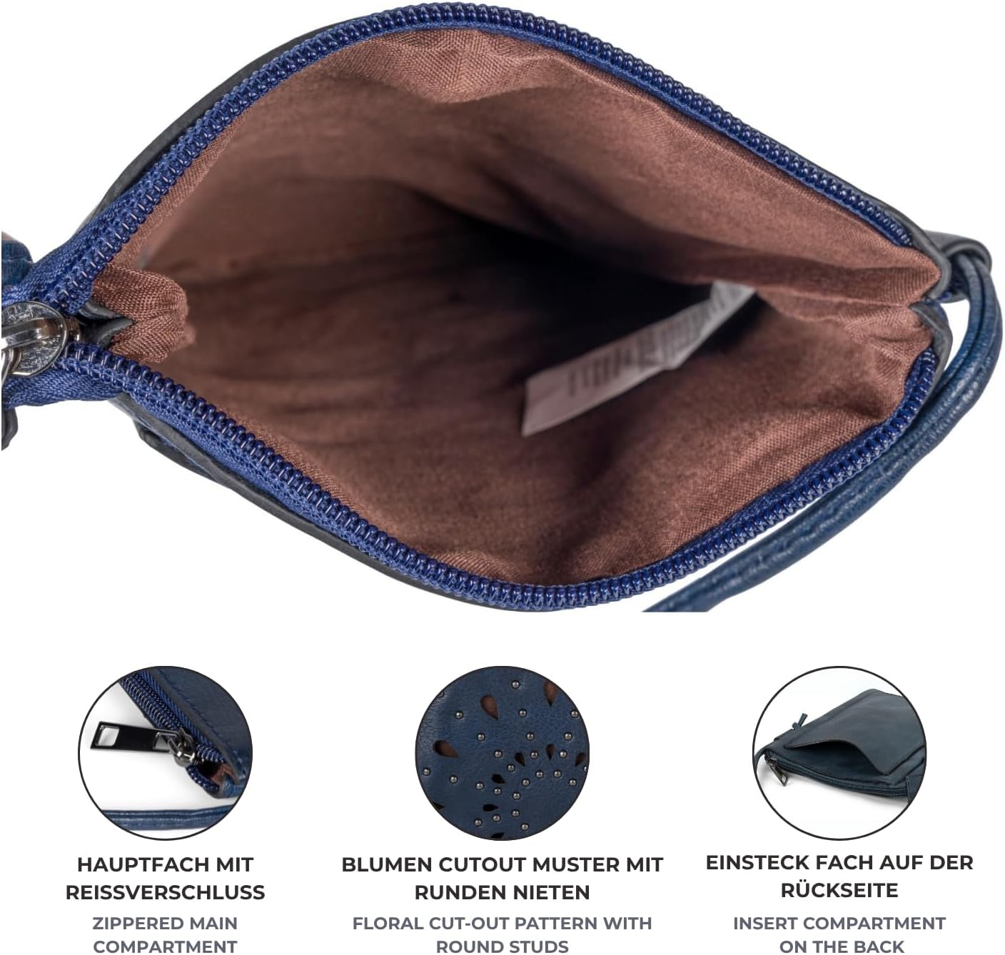 Thumbnail 4 de styleBREAKER Mini Bag borsa a tracolla 14x19 cm