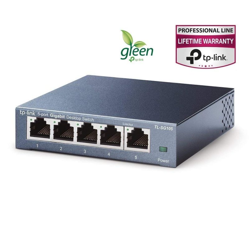 Thumbnail 2 de TP-Link TL-SG105S: Switch 5 Puertos Gigabit Metálico