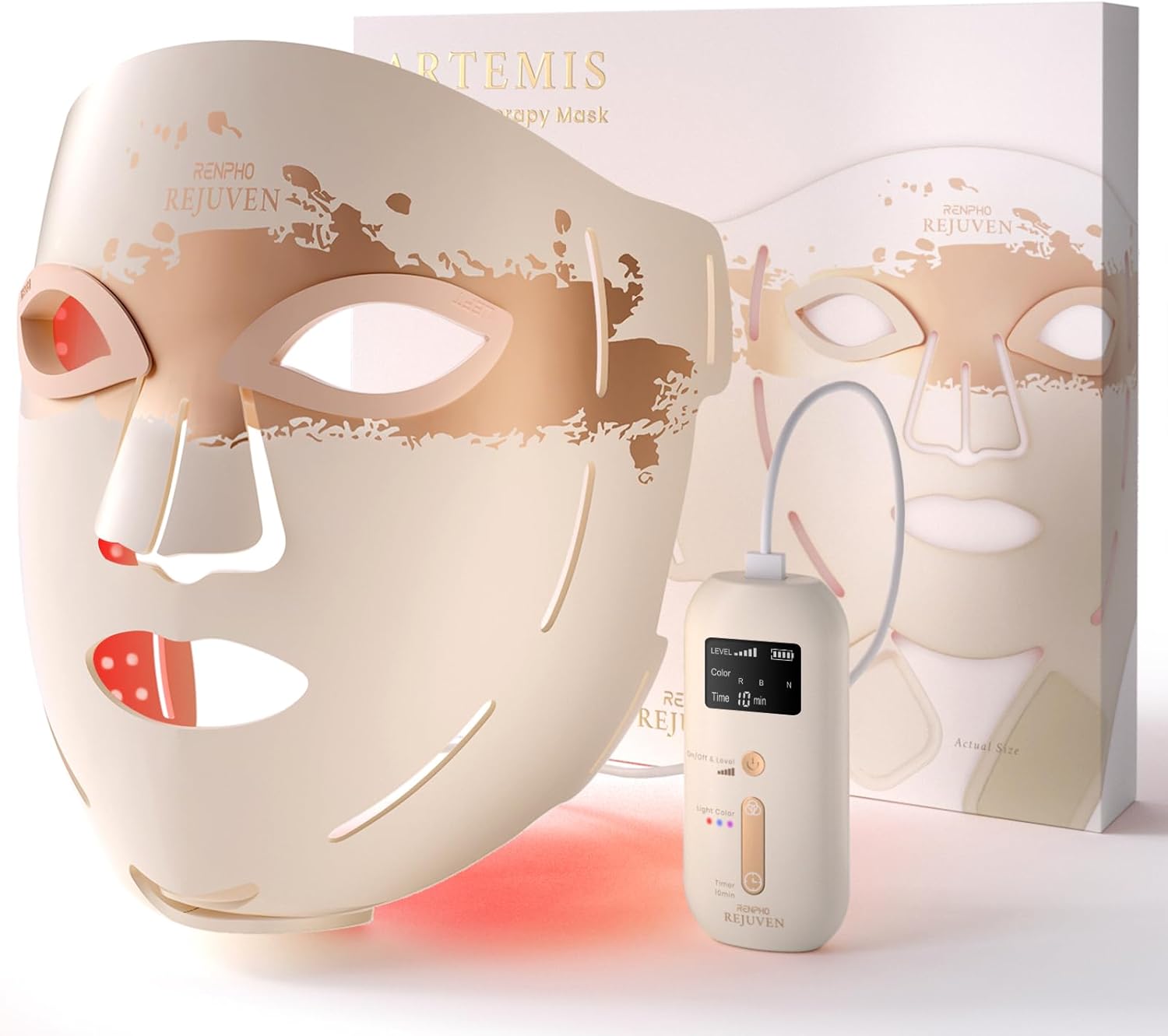 Detalle de Renpho LED Face Mask 324 LEDs
