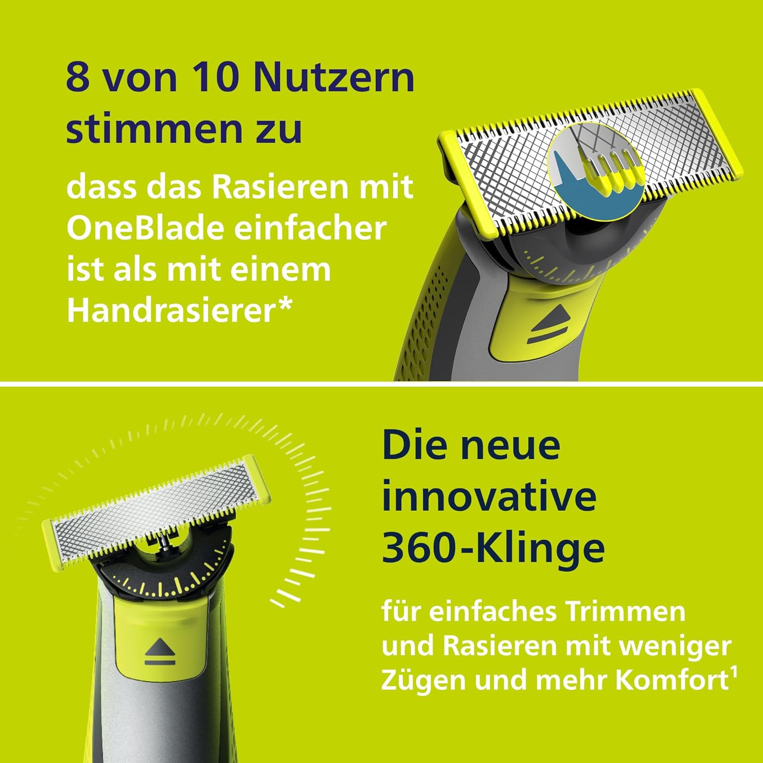 Detalle 2 de Philips OneBlade 360 Face & Body QP4631/65 12.000/min