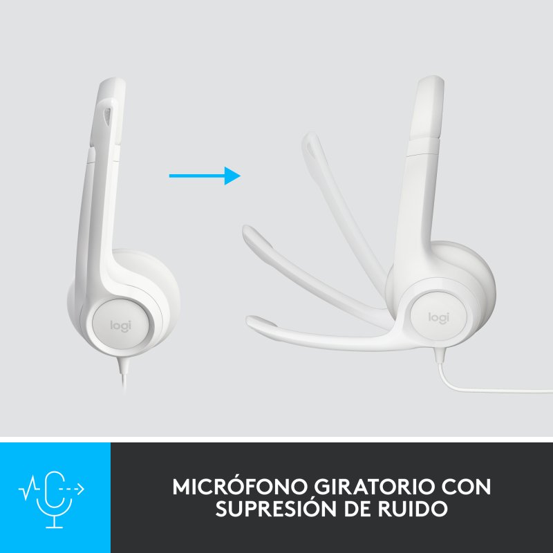 Thumbnail 1 de Logitech H390 Auriculares con supresión de ruido para Chromebook 1