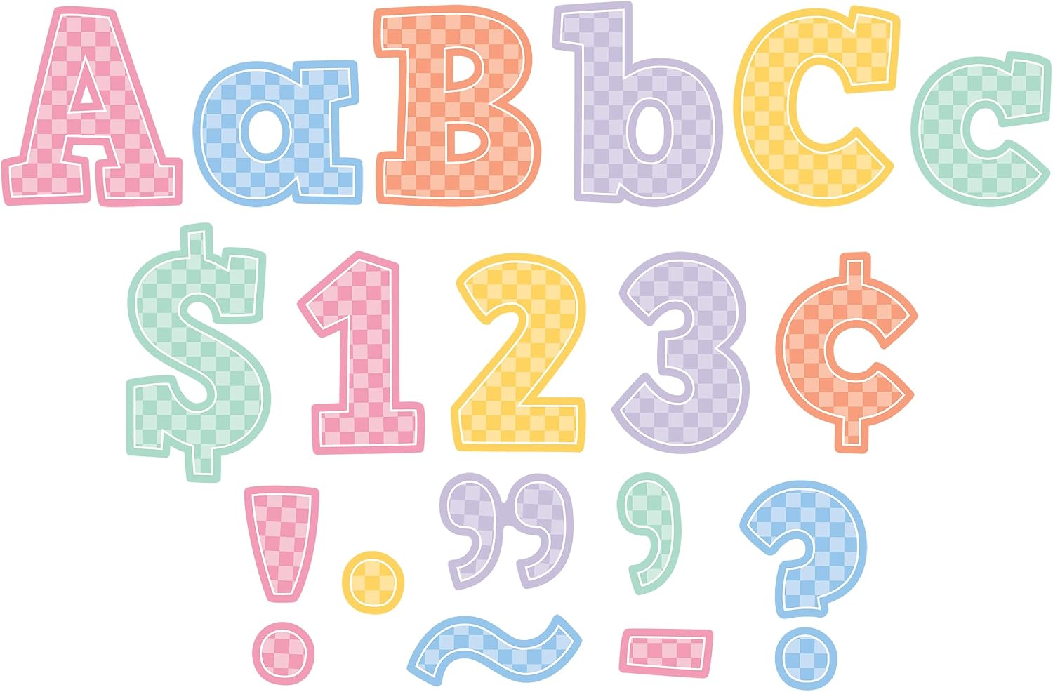 Detalle de Teacher Created Resources Bulletin Board Letters, 4-Inch