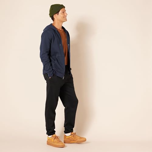 Thumbnail 4 de Amazon Essentials Sweat à capuche en polaire zippé homme, bleu marine, XS