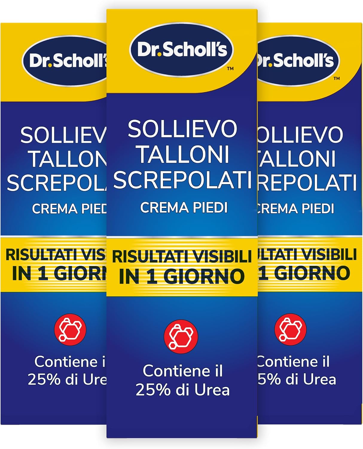 Detalle de Dr. Scholl's Crema per Talloni Screpolati Active Repair K+ (Confezione da 3x60 ml)