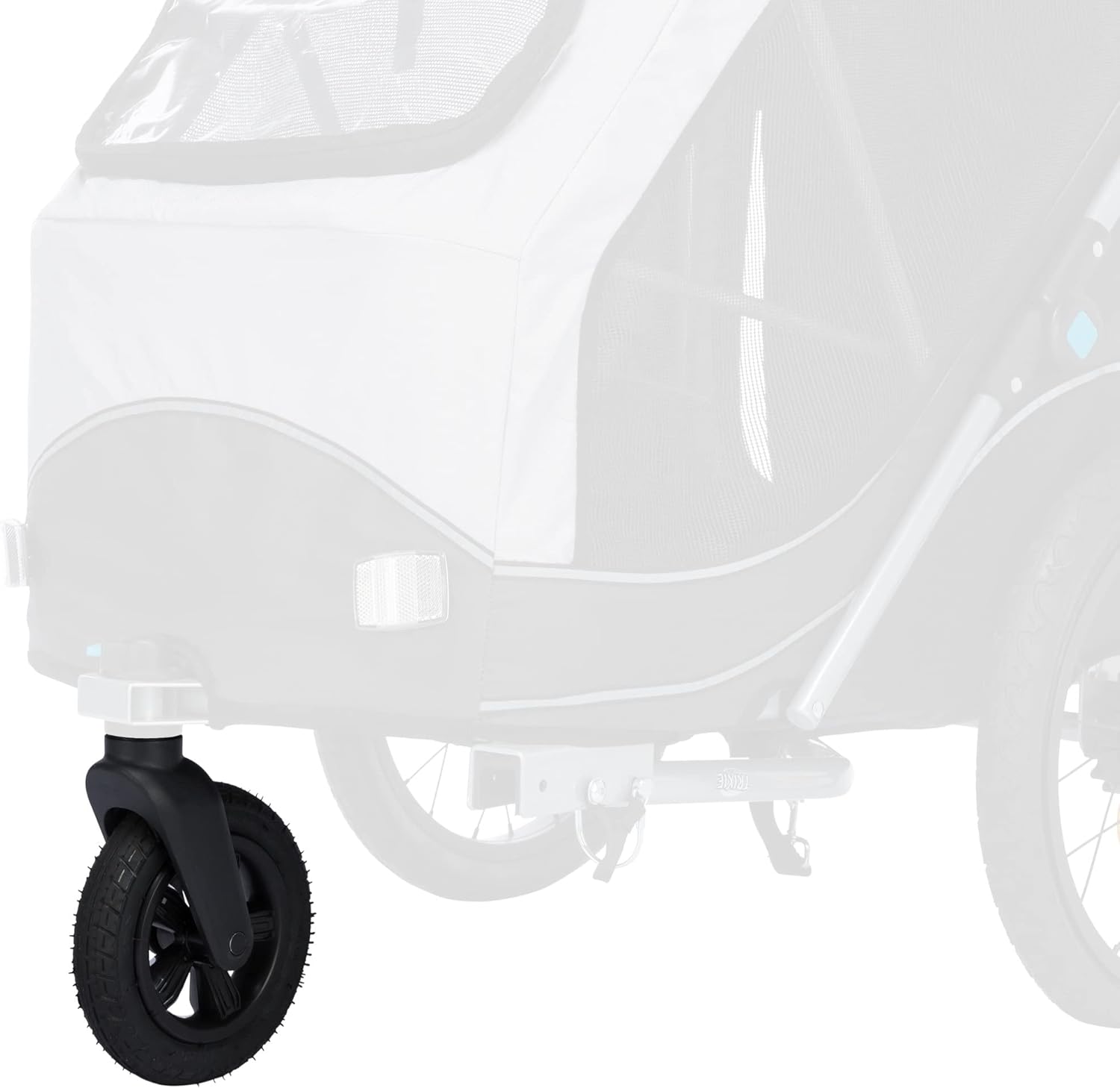 Thumbnail 2 de TRIXIE Ruota anteriore buggy per rimorchi cane – Aggancio Quick-Click e snodo a 360°
