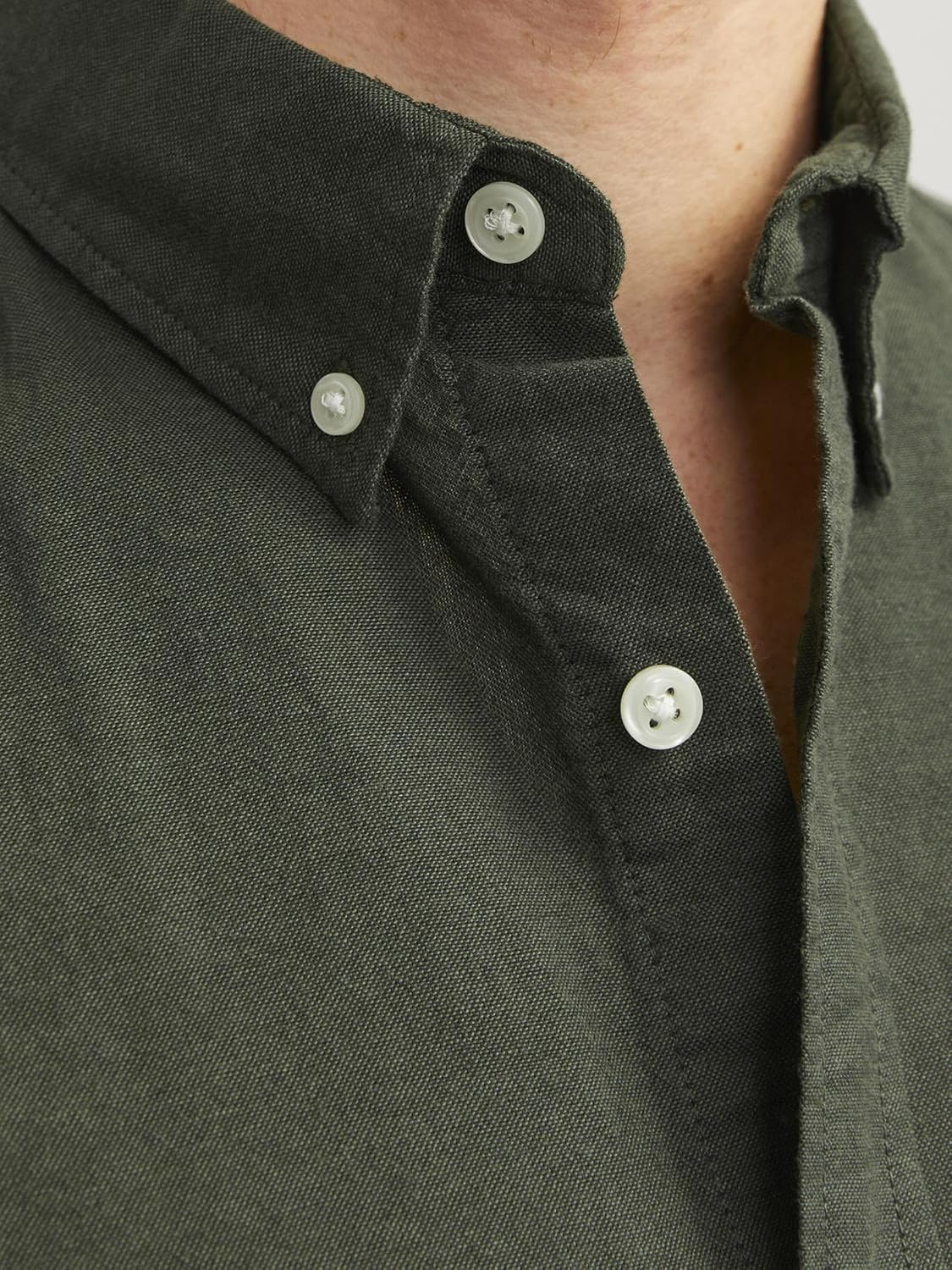 Thumbnail 6 de JACK & JONES men’s long-sleeve collared shirt (slim fit) in 100% cotton
