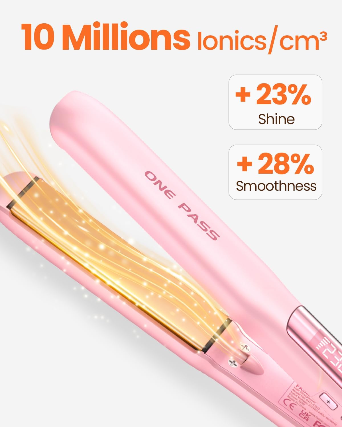 Thumbnail 3 de Faszin Hair Straighteners with Ionic Titanium Plate