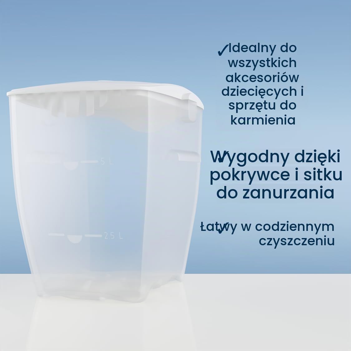 Thumbnail 6 de Milton Sterylizator zimnej wody, 5 l, do 6 butelek i akcesoriów