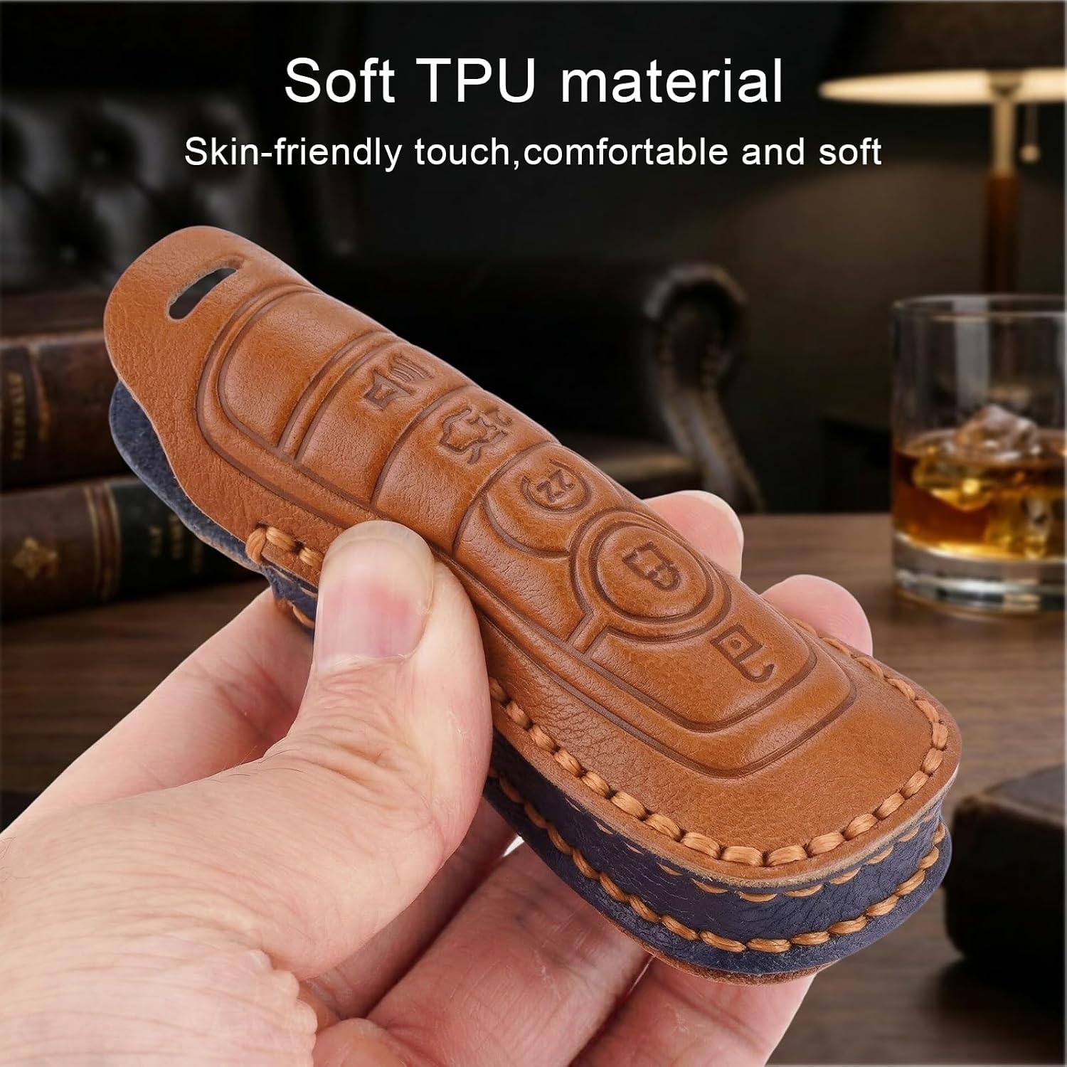 Thumbnail 5 de Ford Key Fob Cover, Cowhide