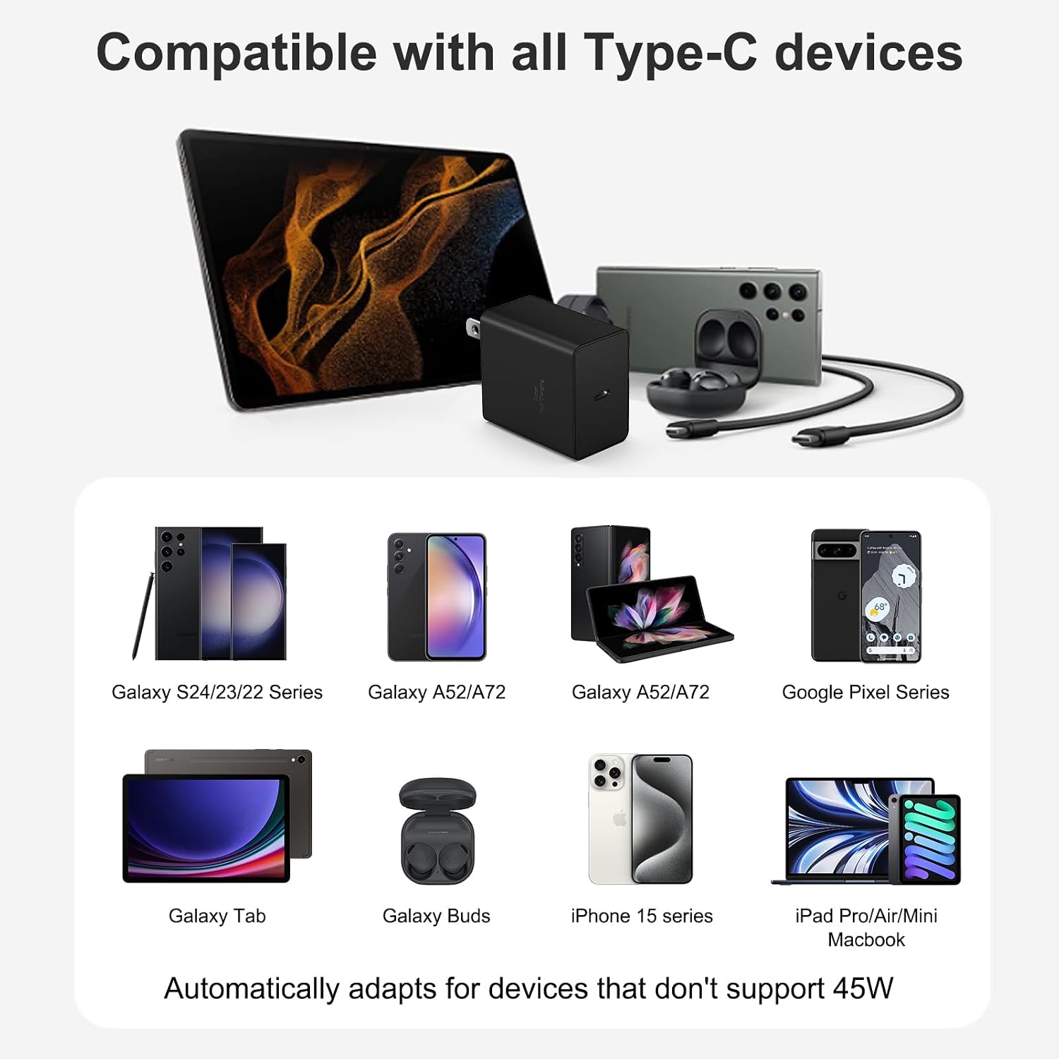 Detalle 2 de USB-C Wall Charger 45W