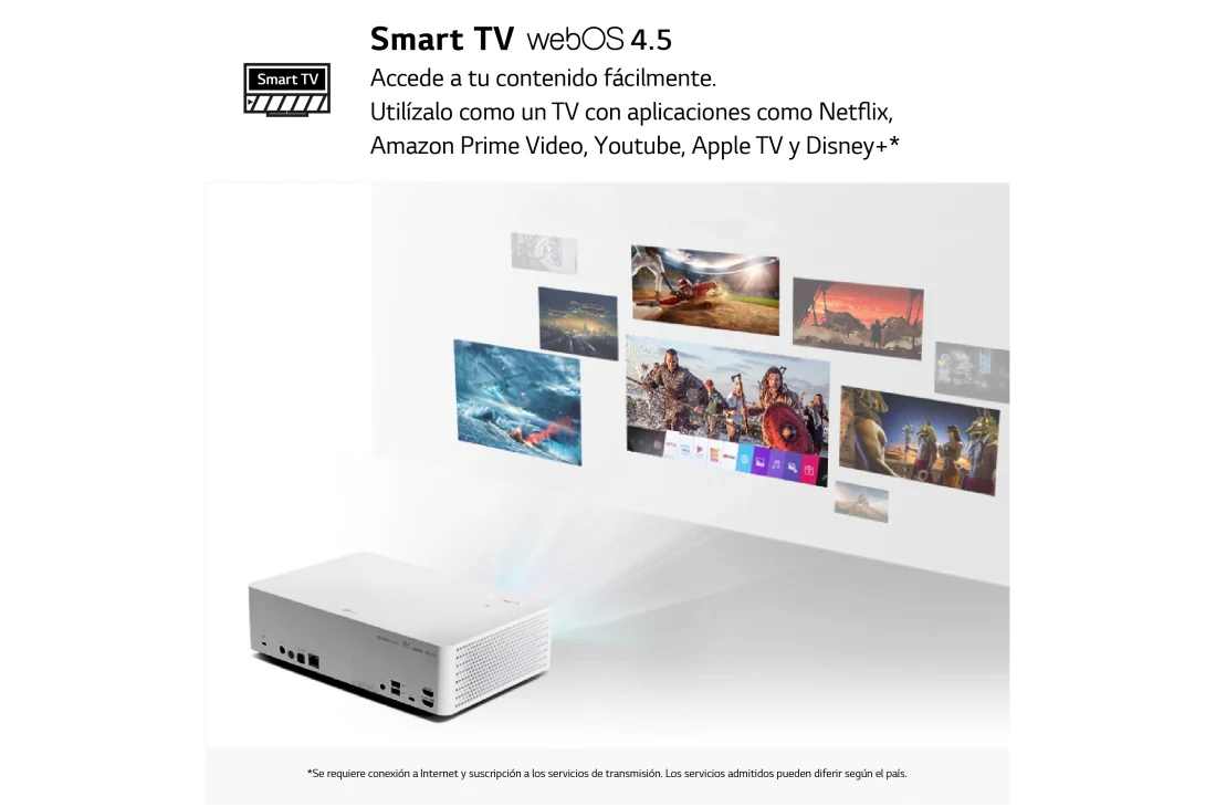 Thumbnail 3 de LG HU70LS Proyector 4K 1.500 lúmenes, 140" 📺