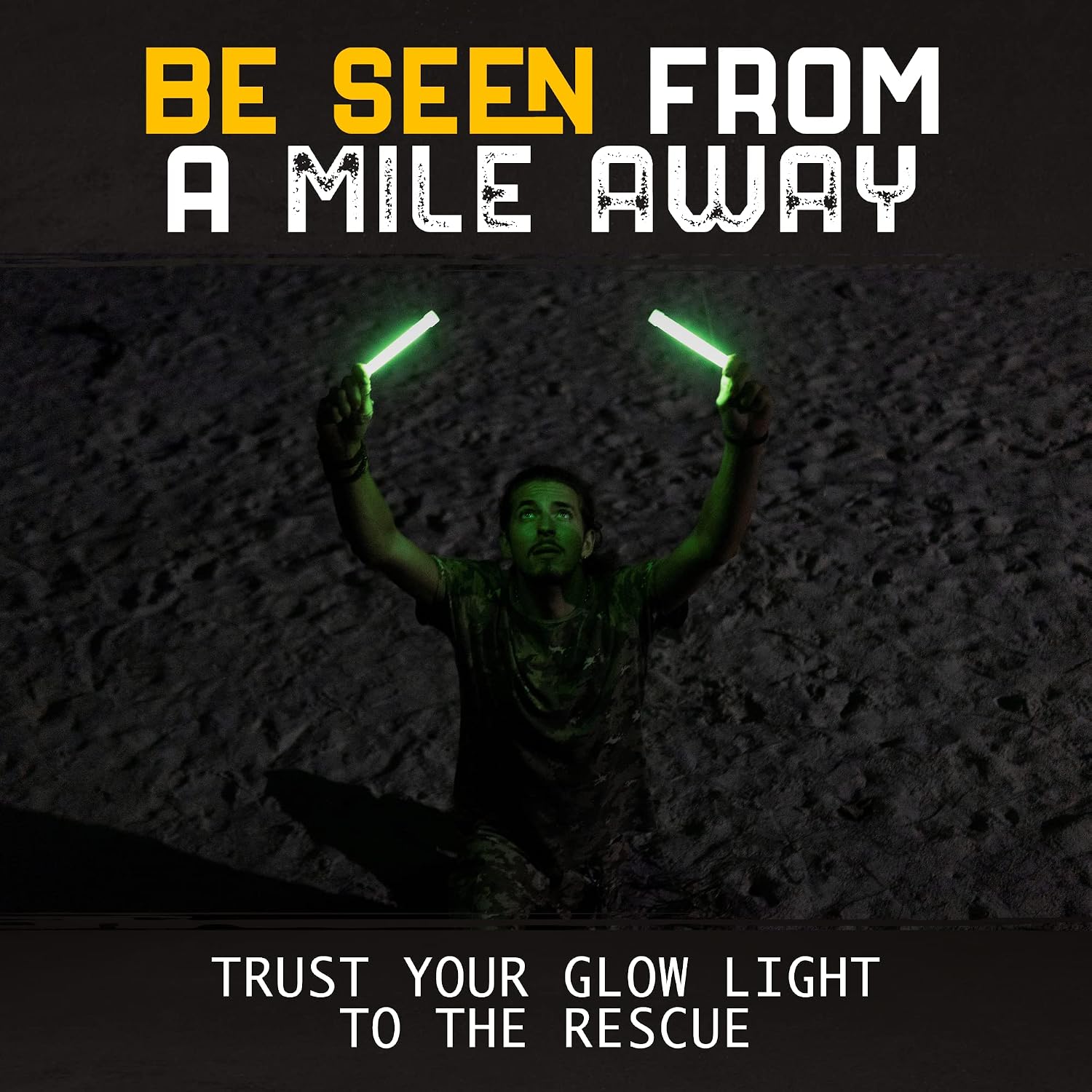 Detalle 1 de Glow Mind 30 Glow Sticks, Multicolor, 12-Hour Light