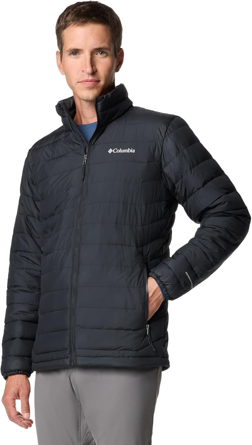 Detalle de Columbia Powder Lite 2 Jacket da uomo, piumino invernale urbano e outdoor