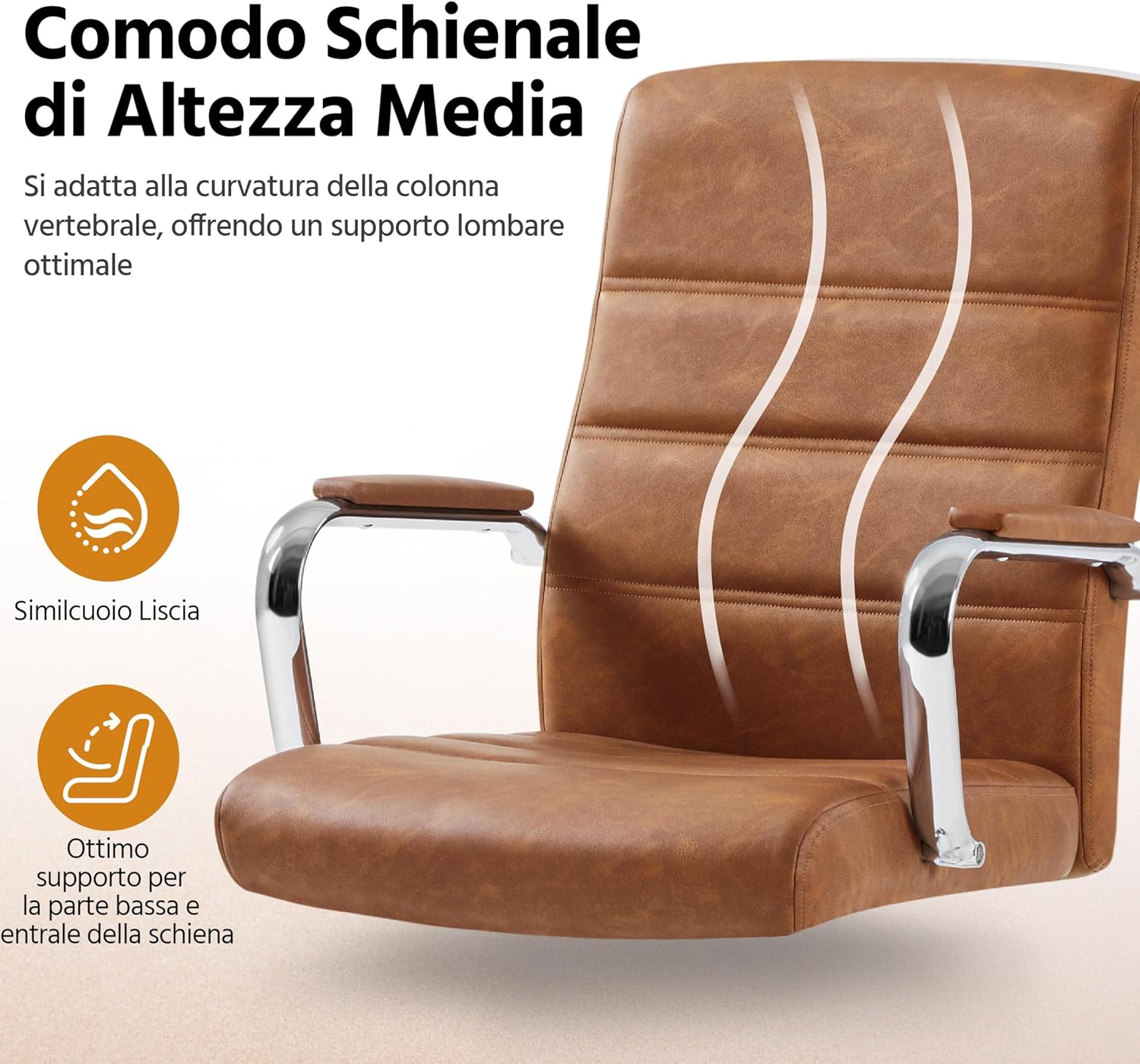 Thumbnail 3 de Yaheetech sedia ergonomica 130 kg