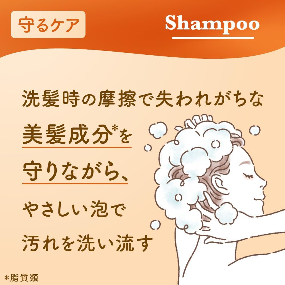 Detalle 2 de 花王 メリット オソロ コンディショナー 450ml サルフェートフリー・弱酸性