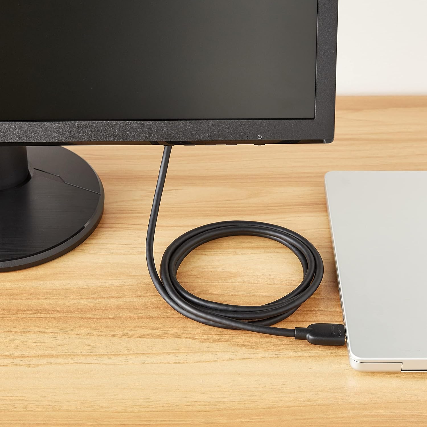 Detalle de Amazon Basics Confezione da 3 cavi HDMI 4K da 1.8 m – 18 Gbps, Ethernet, 4K@60 Hz, nero
