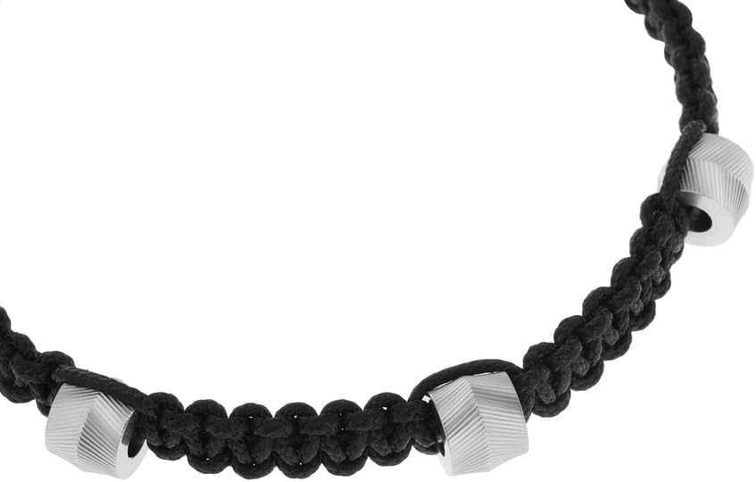 Detalle de Fossil Herrenarmband Edelstahl Leder