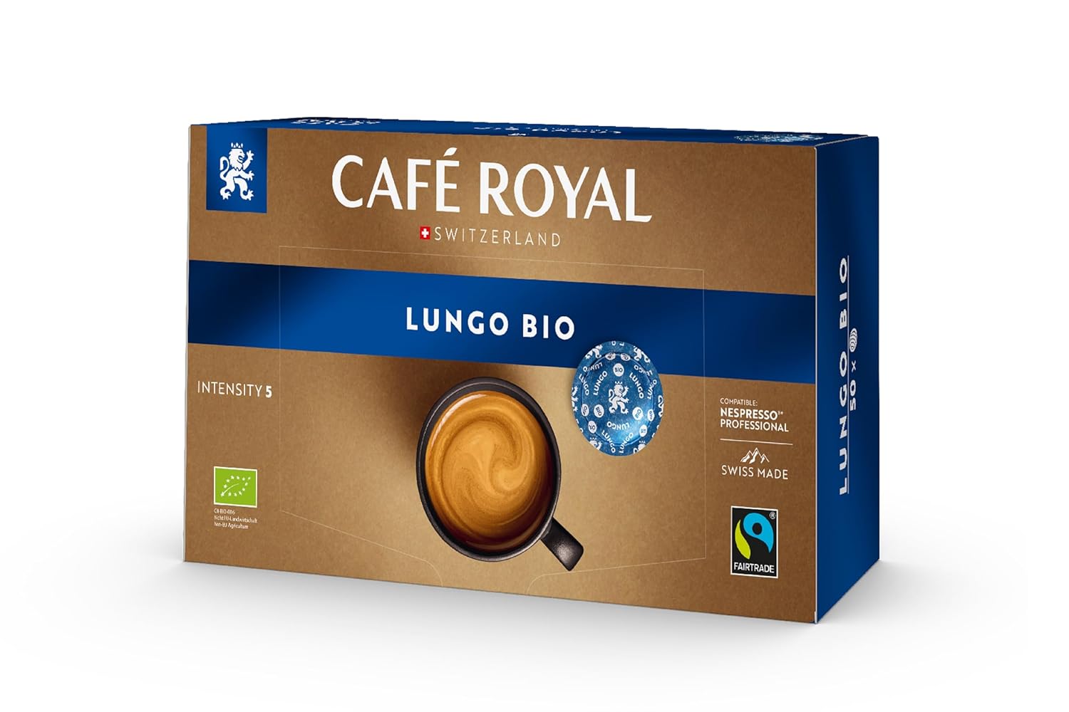 Detalle de Café Royal Professional Pads Bio Espresso Forte – 50 Pads, Nespresso® Professional kompatibel