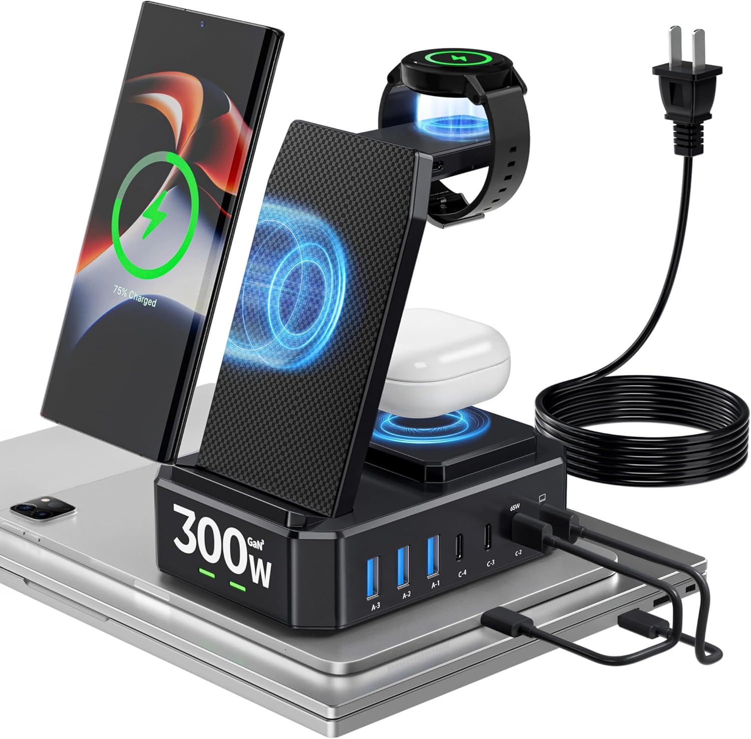 Detalle de 10-in-1 300W Wireless Charger for Samsung