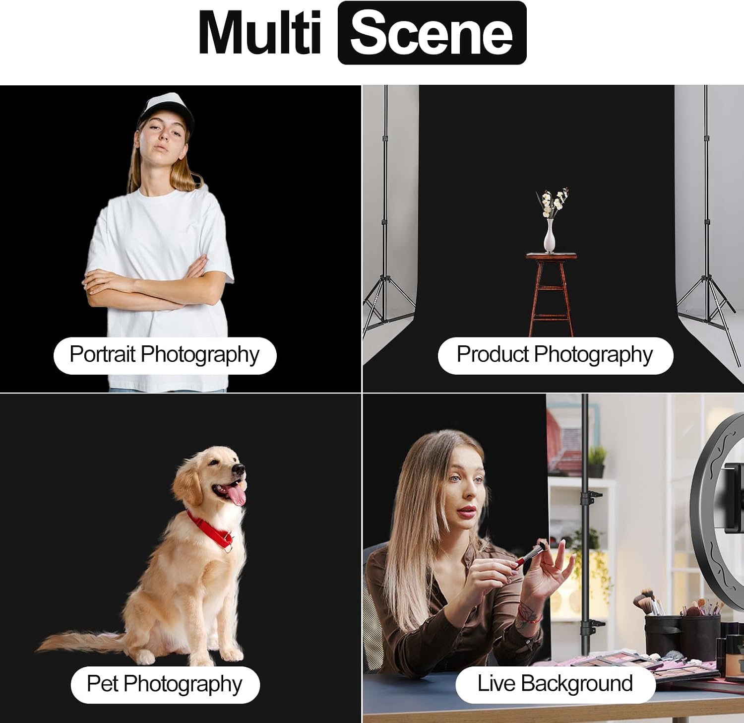 Thumbnail 4 de EMART Fotohintergrund Papierrolle 1,3×4,9 m — Hintergrundpapier