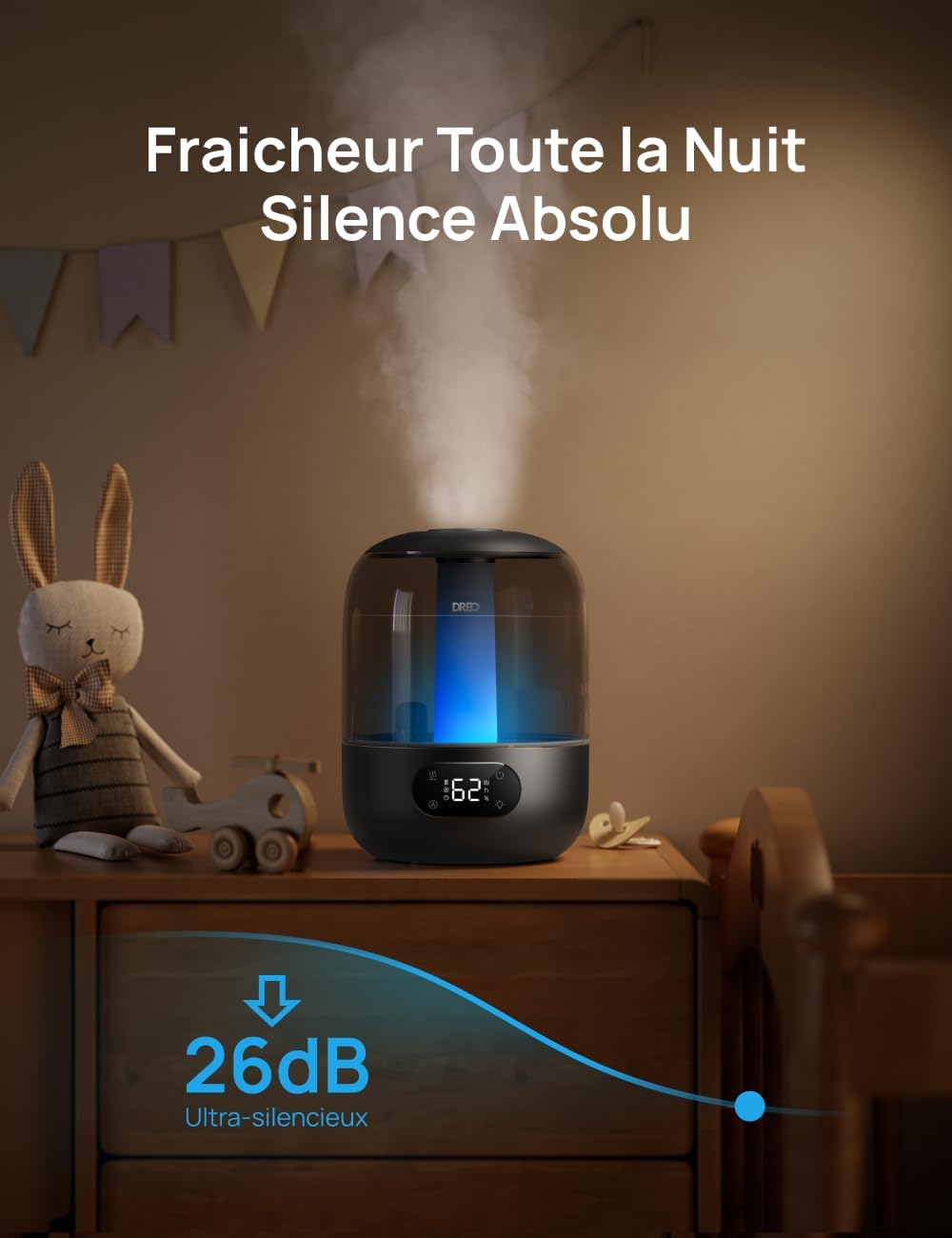 Thumbnail 2 de Dreo 3L Humidificateur Bébé 30H 🌫