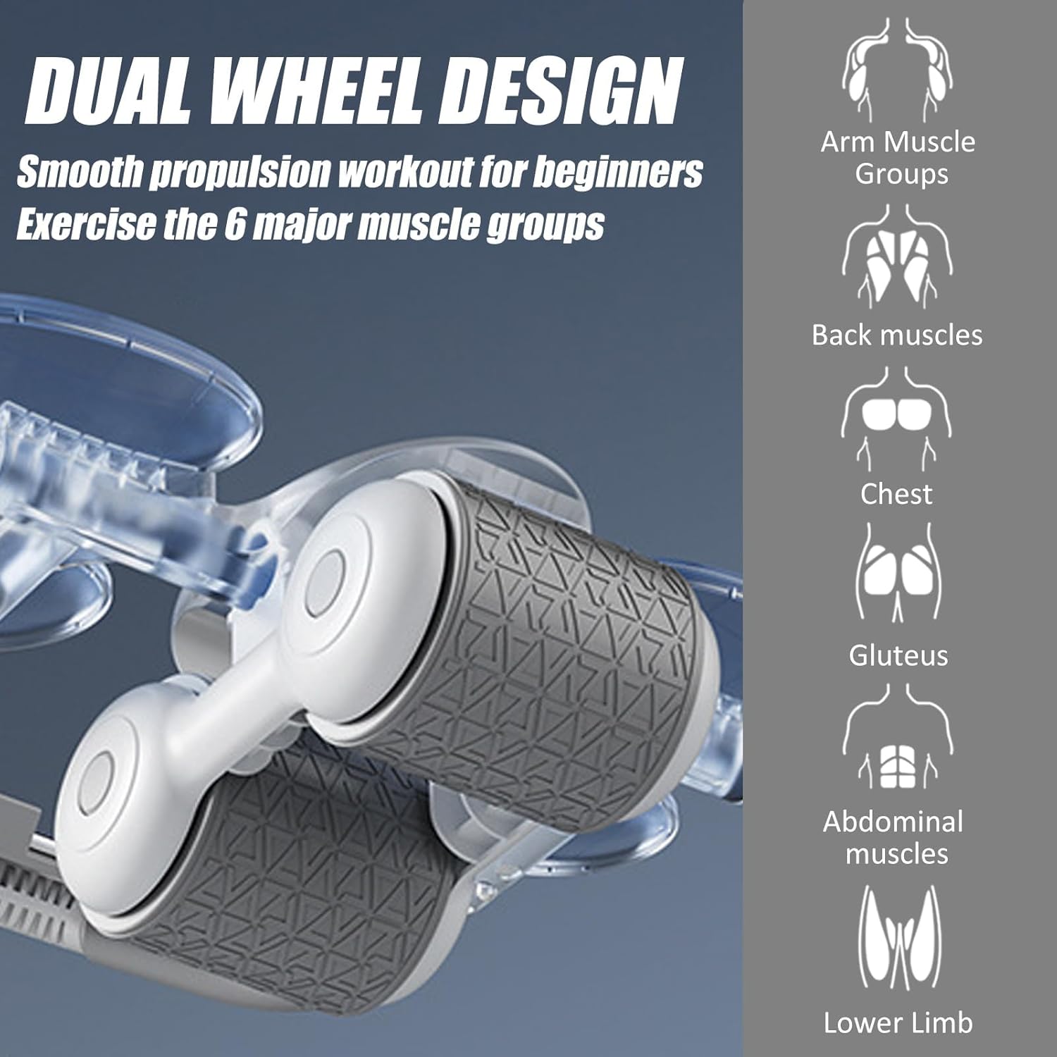 Thumbnail 3 de Ytloospt Ab Roller Wheel with Timer