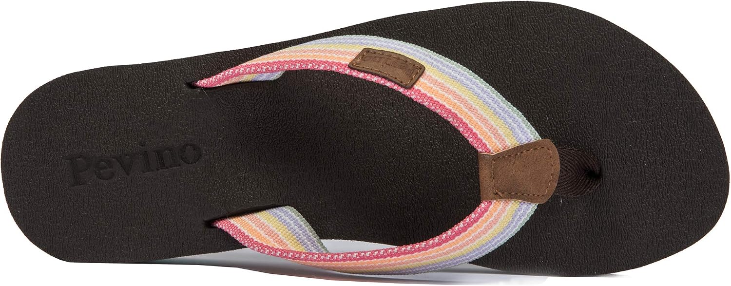 Detalle de Pevino Women's Orthotic Flip Flops with Arch Support