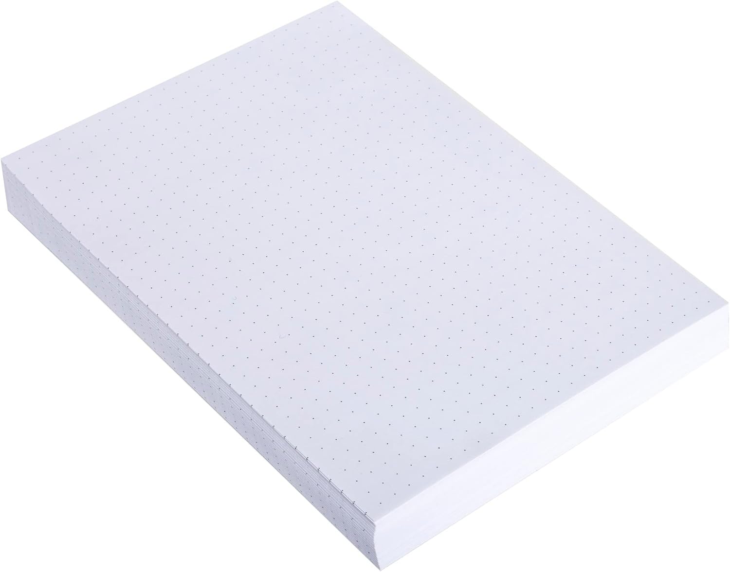 Exacompta 10708E – Paquet de 100 fiches Bristol dots non perforé, 148 × 210 mm, papier Clairefontaine certifié PEFC