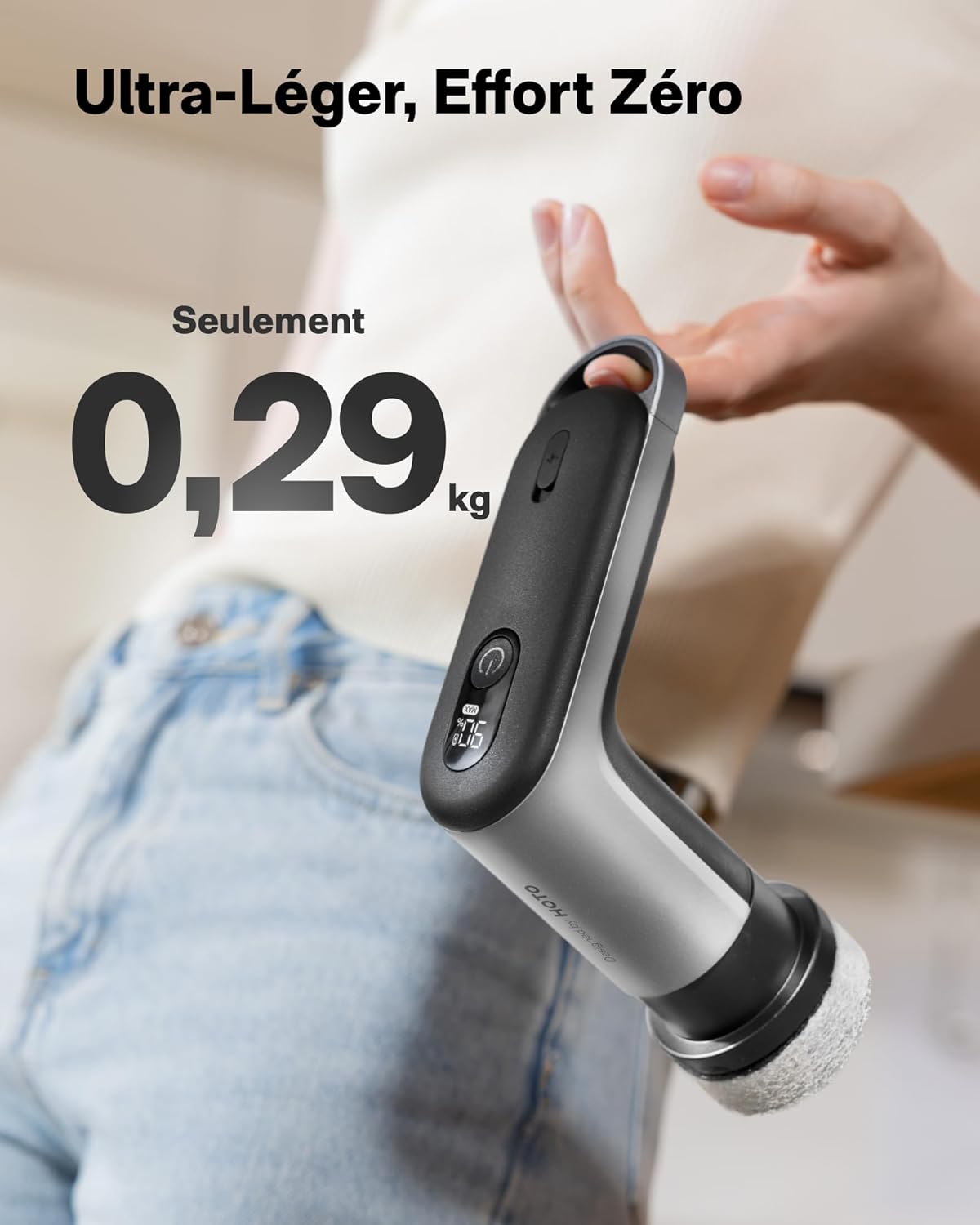 Thumbnail 5 de HOTO Grip™ Brosse Nettoyante Électrique IPX7, double vitesse, 6 têtes