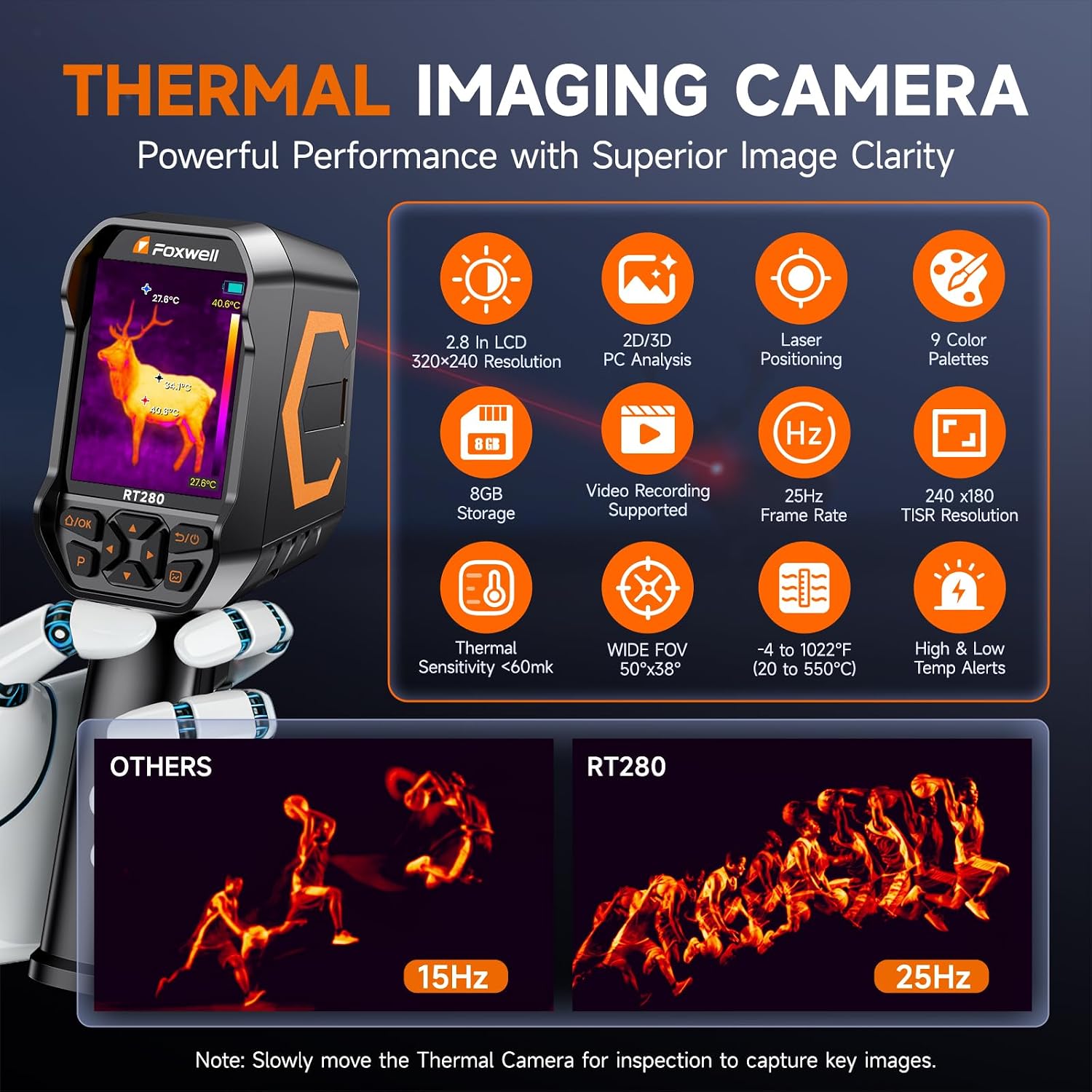 Detalle de FOXWELL Thermal Imaging Camera RT280
