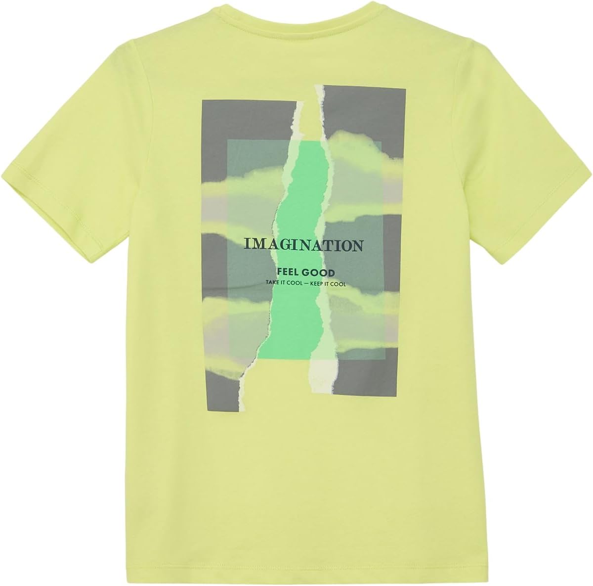 Detalle de s.Oliver T-Shirt Garçon – imprimé photo, manches courtes, col rond