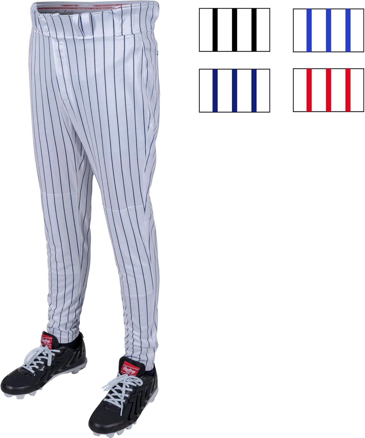 Detalle 2 de Rawlings Men's Pro 150 Series Baseball Pants — Jogger Fit