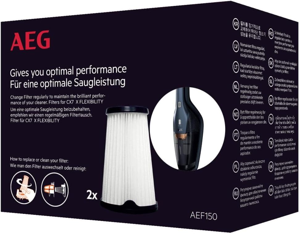 Thumbnail 1 de AEG AEF150 Filterset für CX7-2, Innenfilter im Doppelpack