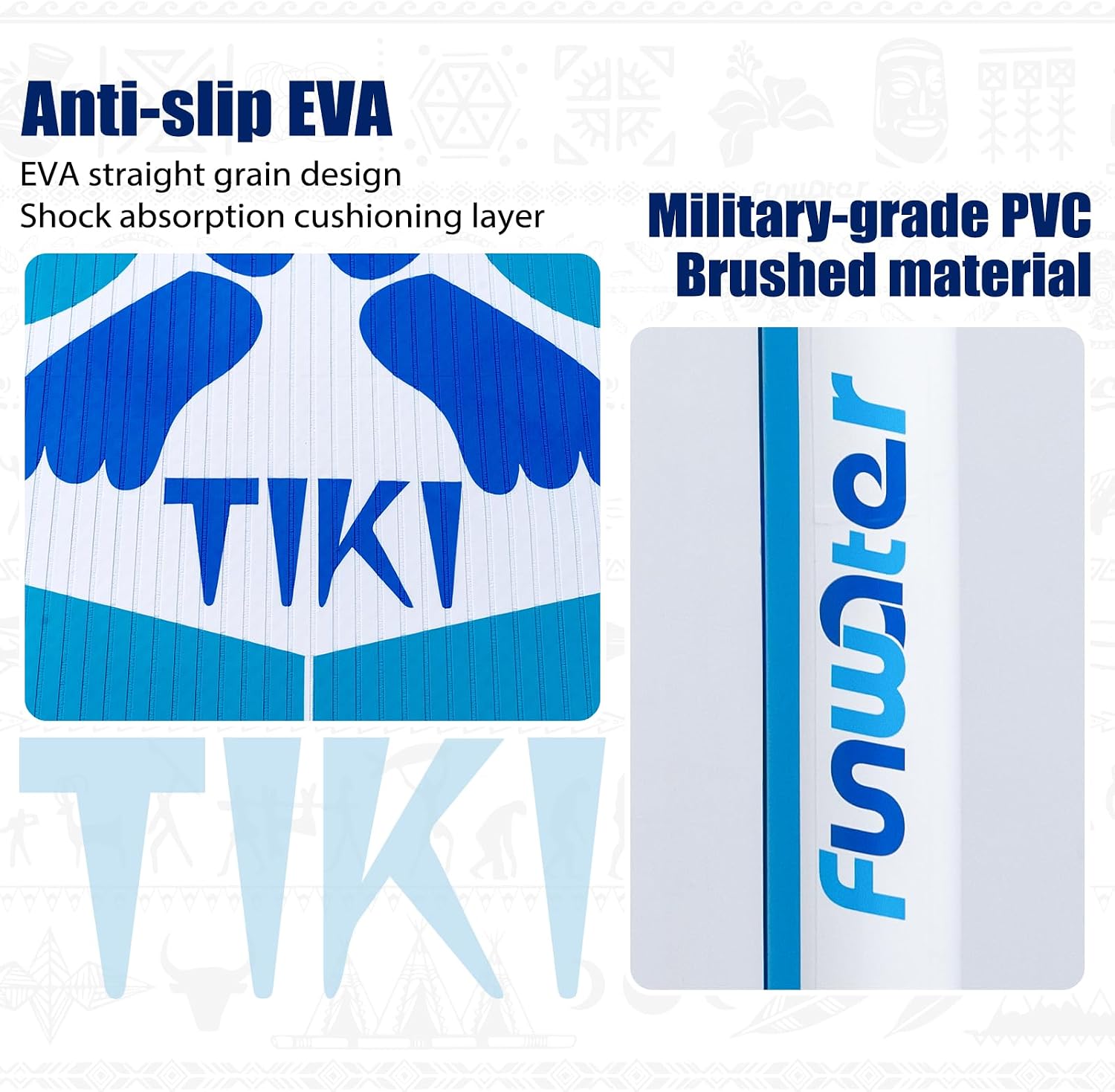 Thumbnail 6 de FunWater TIKI 10'6'' Inflatable Stand Up Paddle Board Review