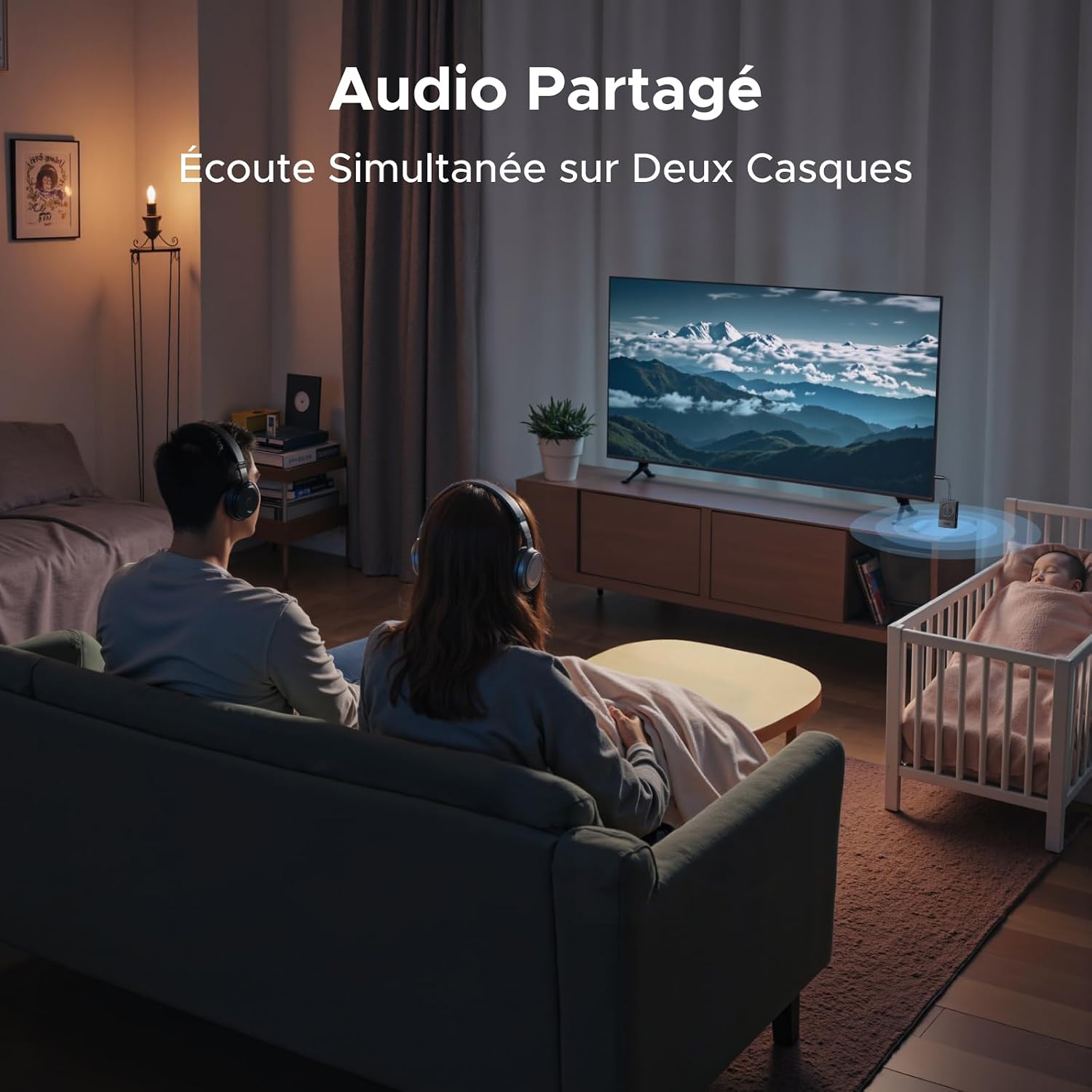 Detalle 2 de UGREEN Émetteur Jack Bluetooth 5.4 300mAh