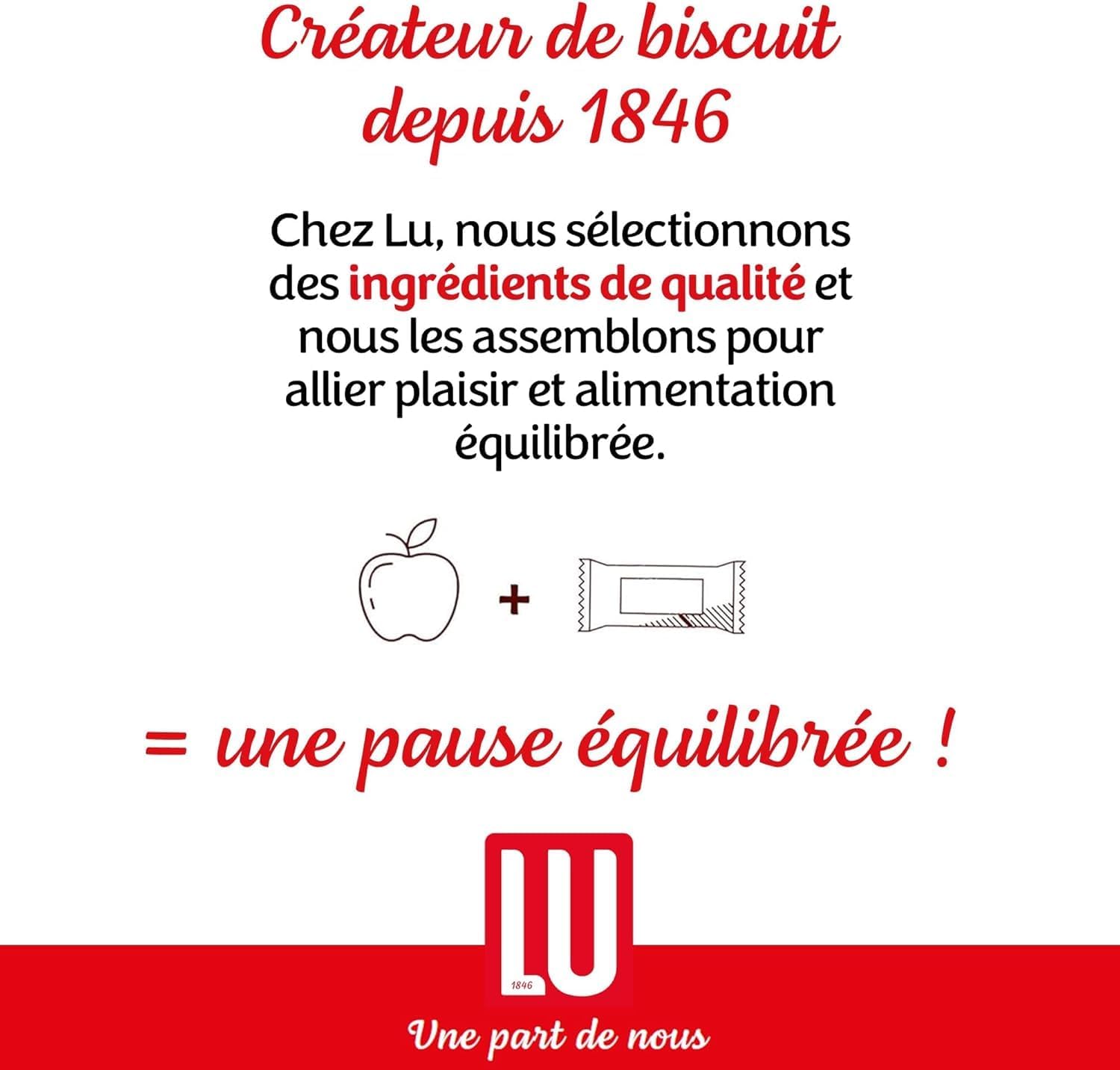 Thumbnail 6 de LU Véritable Petit Beurre — Lot de biscuits en sachets individuels (140 sachets, 25 g) pour un goûter pratique