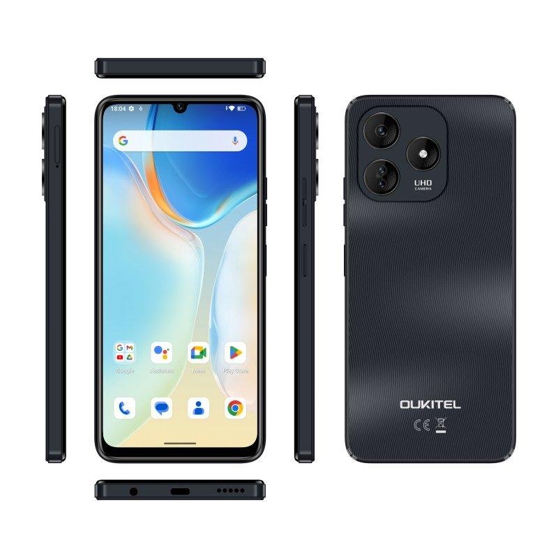 Detalle 2 de Oukitel C51 4G 4GB/128GB, 6.8" Negro: gran pantalla y autonomía para uso diario