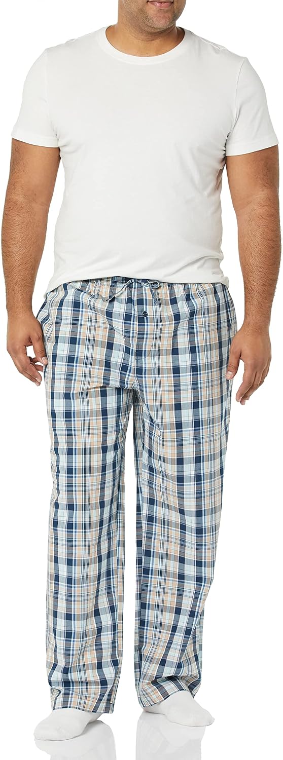 Detalle 2 de Amazon Essentials Cotton Poplin Pajama Bottoms, 2-pack