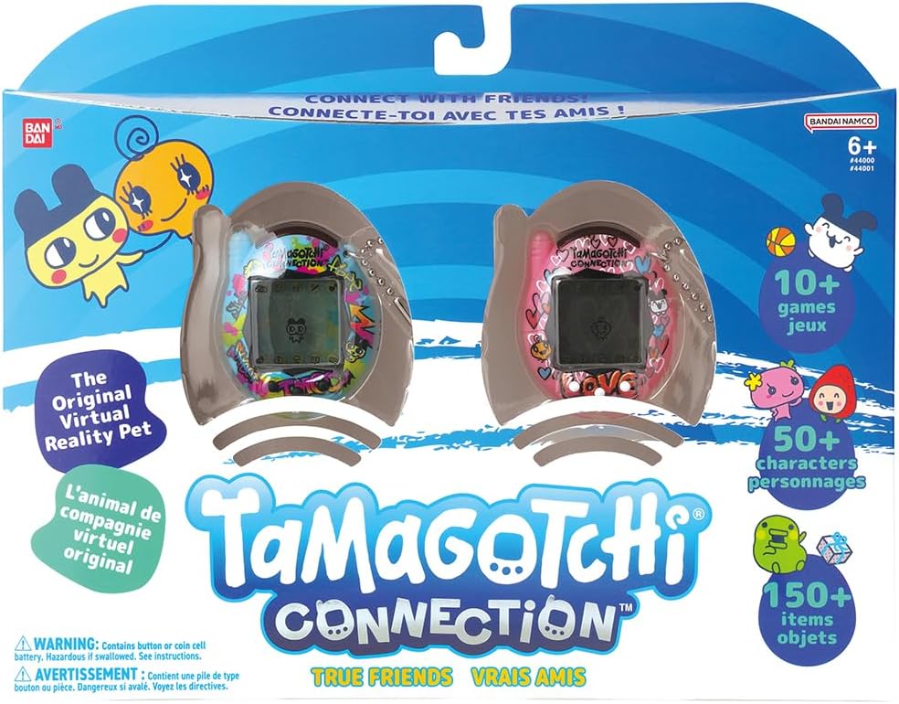 Detalle de Tamagotchi Connection True Friends (Blue Graffiti and Pink Graffiti) virtual pet set