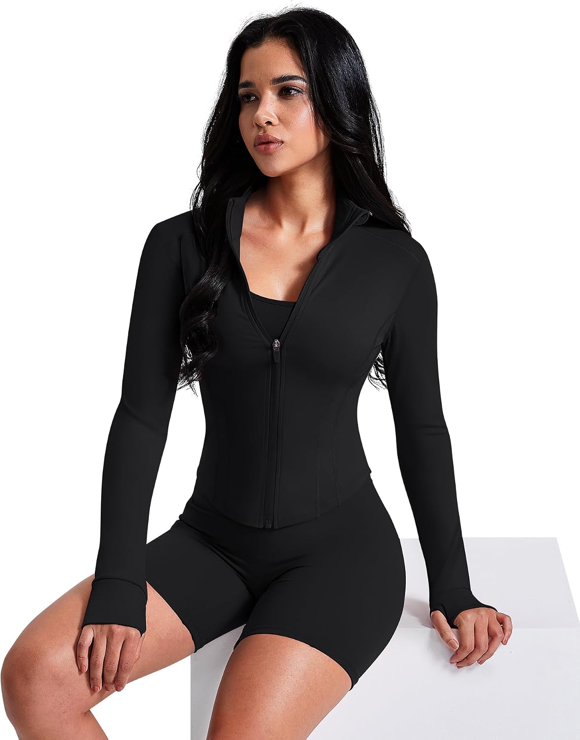 Detalle de AVGO Women's Workout Jacket, Cropped