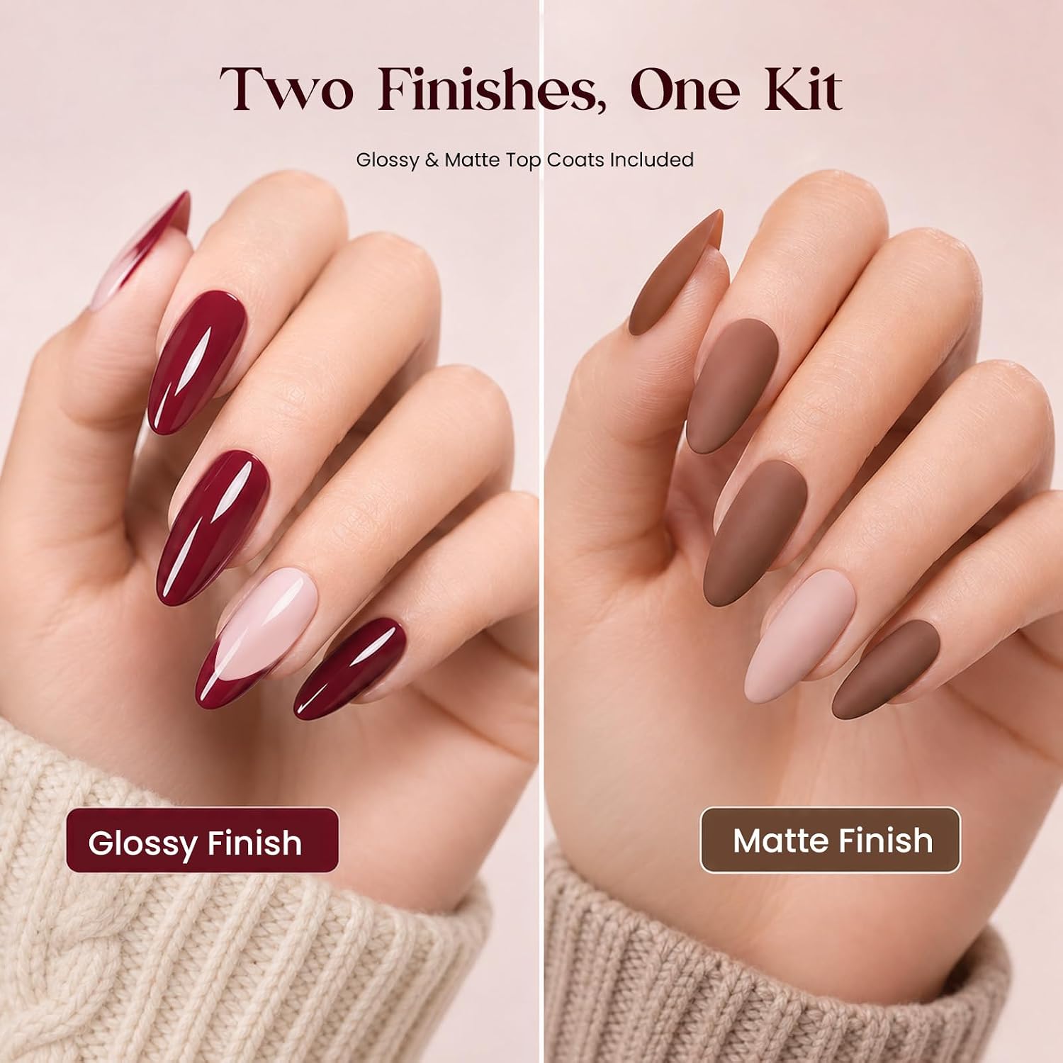 Detalle de Beetles Verse of Roses 23pc Gel Nail Set