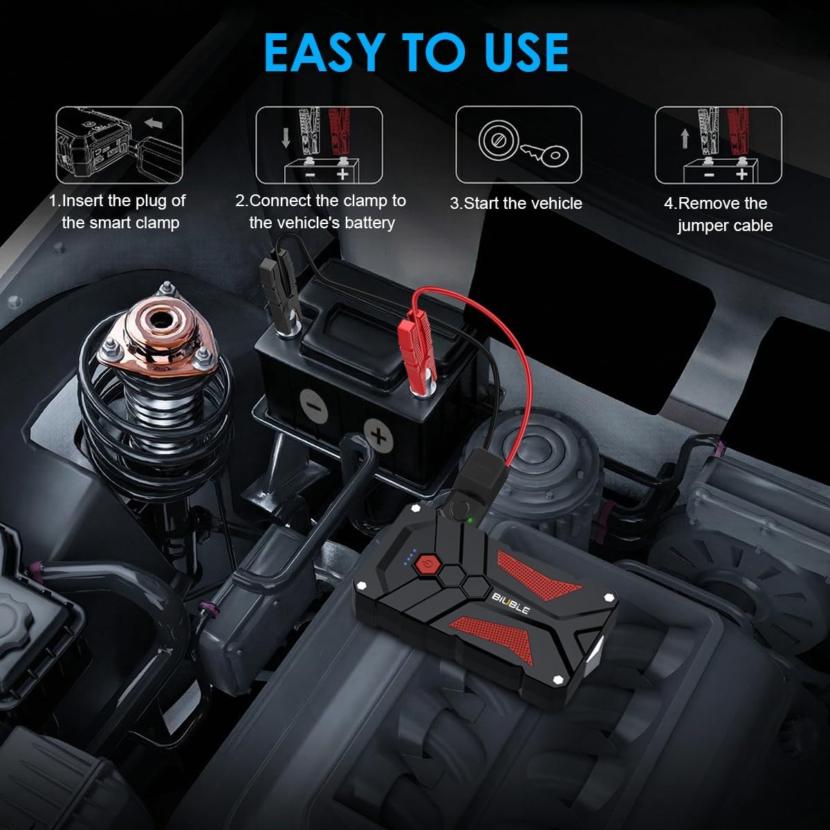 Thumbnail 2 de BIUBLE Jump Starter 5000A 12V car booster